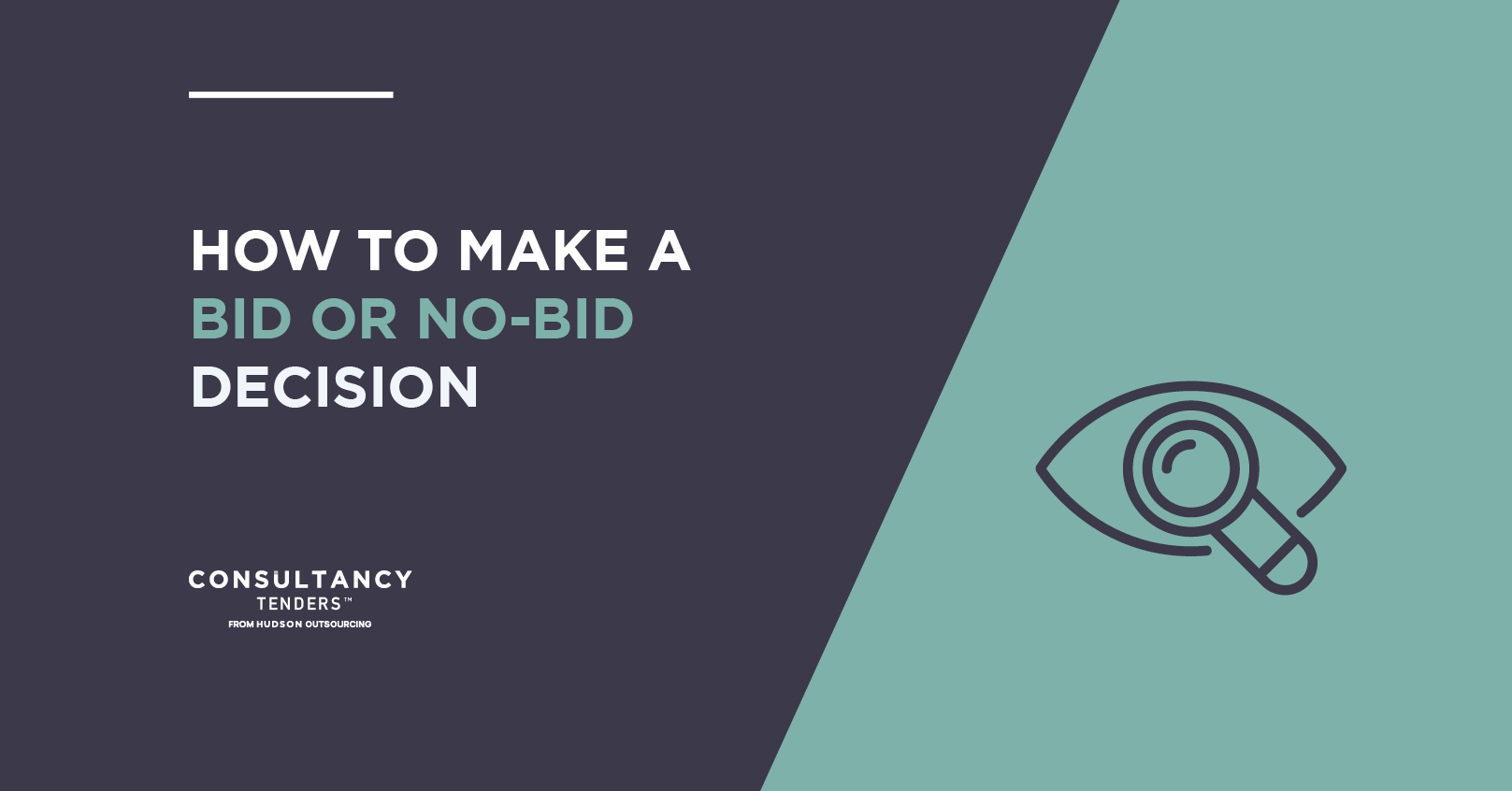 Bid Writing – To bid or not to bid?